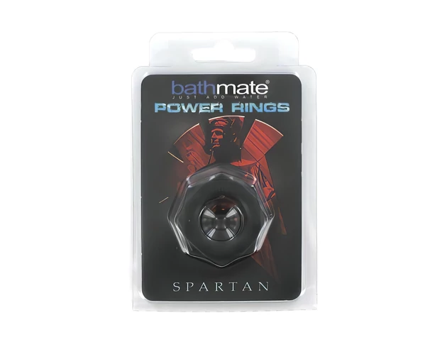 BathMate - Spartan szilikon péniszgyűrű (fekete)