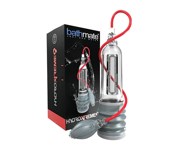 BathMate Xtreme Hydromax 9 - Hydropumpa szett (átlátszó)