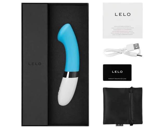 LELO Gigi 2 - szilikon G-pont vibrátor (kék)