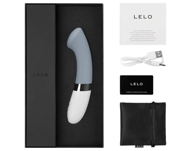 LELO Gigi 2 - szilikon G-pont vibrátor (kék)