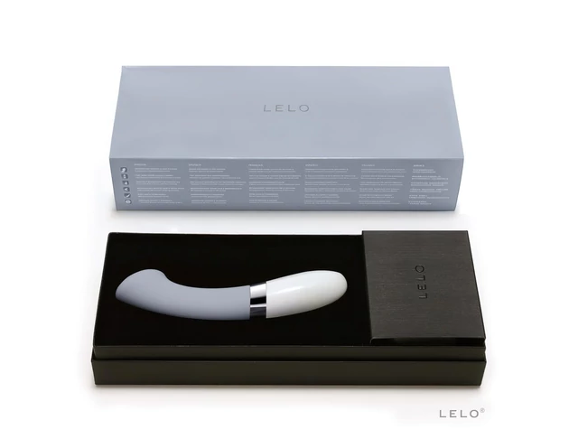 LELO Gigi 2 - szilikon G-pont vibrátor (kék)