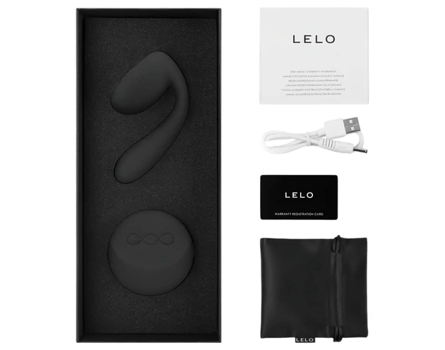 LELO Ida - rotáló párvibrátor (fekete)