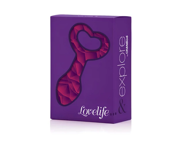 LOVELIFE BY OHMYBOD - EXPLORE - szilikon anál dildó (lila)