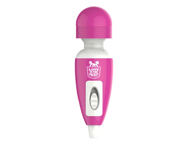 Love Wand - mini masszírozó vibrátor (pink)