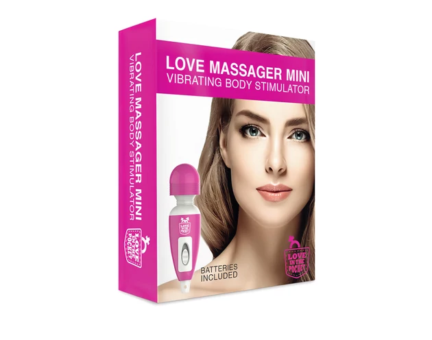 Love Wand - mini masszírozó vibrátor (pink)