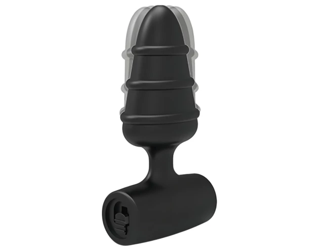 Love Plug - mini anál vibrátor (fekete)