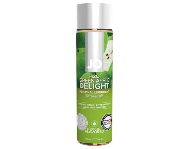 JO H2O - vízbázisú síkosító - zöldalmás (120ml)