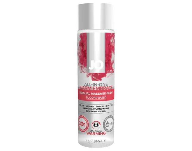 System JO All-in-one - melegítő síkosító & masszázsgél (120ml)