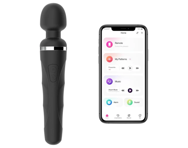 LOVENSE Domi 2 - okos masszírozó vibrátor (fekete)