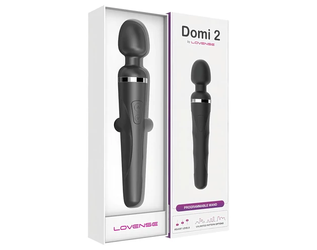 LOVENSE Domi 2 - okos masszírozó vibrátor (fekete)