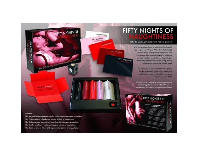 FIFTY NIGHTS OF NAUGHTINESS - szex társasjáték (angol nyelven)