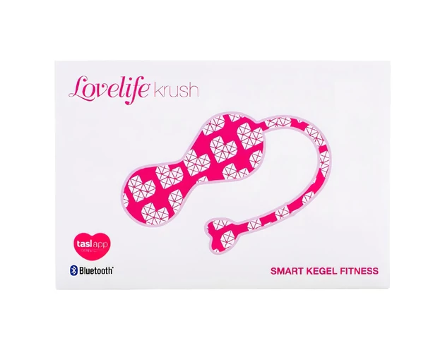LOVELIFE BY OHMIBOD - KRUSH - Okos, akkus gésagolyó duó (pink)