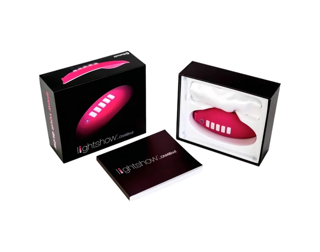 OHMIBOD Lightshow - okos csikló vibrátor fényjátékkal (pink)