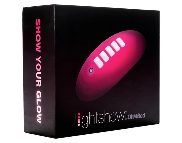 OHMIBOD Lightshow - okos csikló vibrátor fényjátékkal (pink)