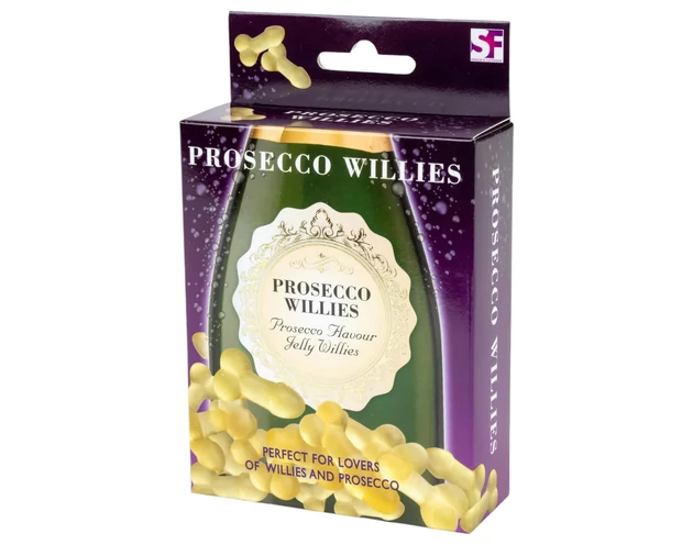 Prosecco Willies - pezsgő ízű, fütyi gumicukor (120g)