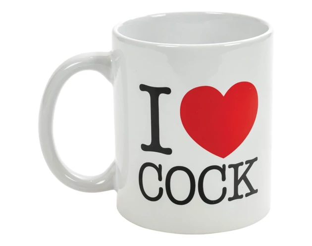 I Love Cock - bögre (fekete)