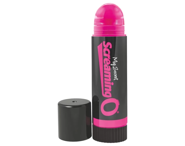 Screaming Lip Balm - rúzs vibrátor (fekete-pink)