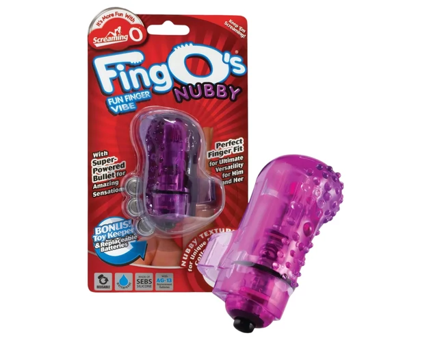 Screaming O Fingo’s Nubby - ujjvibrátor (lila)