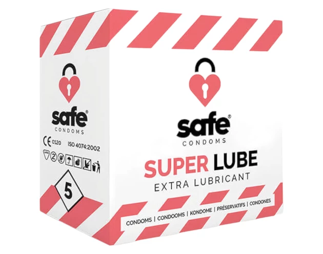 SAFE Super Lube - extra síkos óvszer (5db)