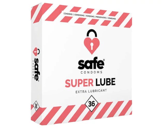 SAFE Super Lube - extra síkos óvszer (36db)