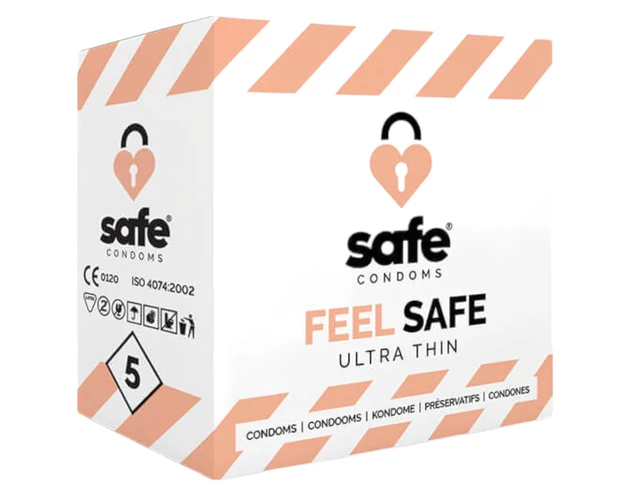 SAFE Feel Safe - vékony óvszer (5db)