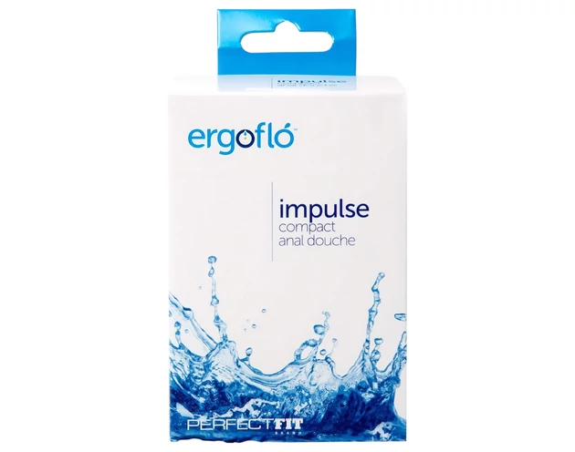 Perfect Fit Ergoflo Impulse - anál- és intimmosó (fekete)