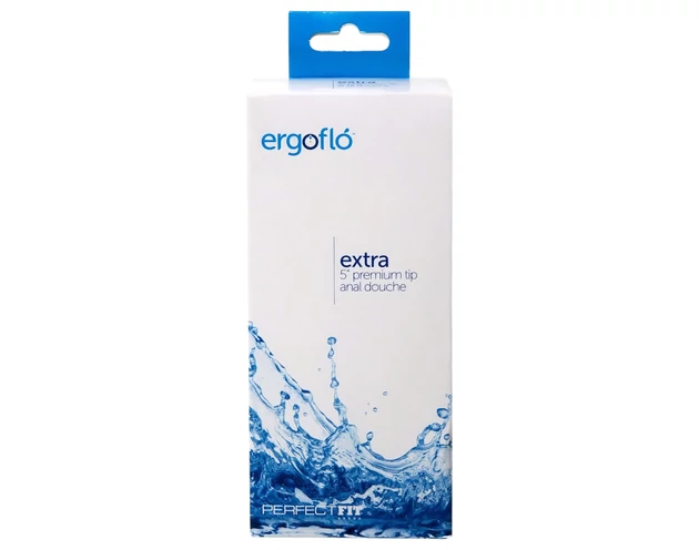Perfect Fit Ergoflo Extra - anál- és intimmosó (fekete)