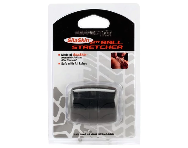 SilaSkin Ball Heregyűrű és nyújtó (fekete)