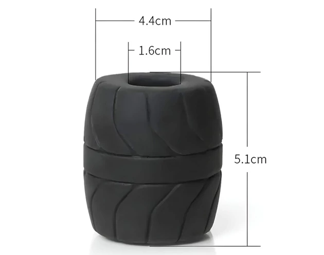 SilaSkin Ball Heregyűrű és nyújtó (fehér)