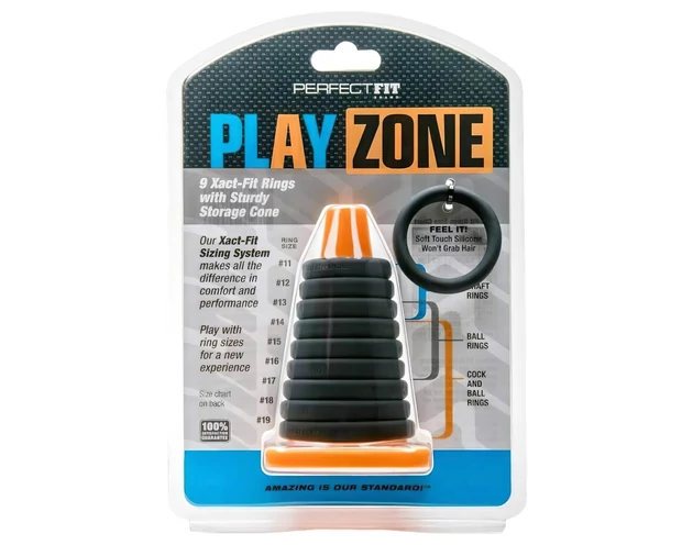 Play Zone - pénisz- heregyűrű és nyújtó szett (9 részes)
