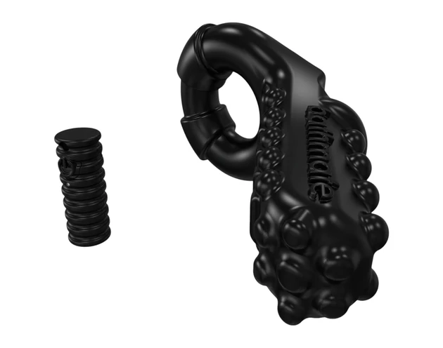 Bathmate Vibe Ring Tickle - vibrációs péniszgyűrű (fekete)
