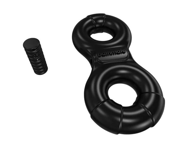 Bathmate Vibe Ring Eight - akkus, vibrációs péniszgyűrű (fekete)