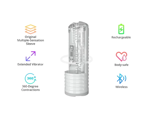 LOVENSE Max 2 - okos maszturbátor (fehér)