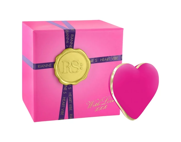 RS Icons Heart - akkus csiklóvibrátor (pink)