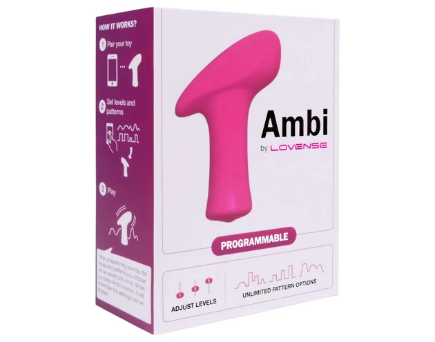 LOVENSE Ambi - okos, 2 motoros csiklóvibrátor (pink)