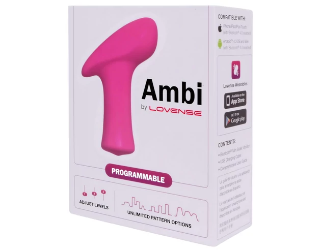 LOVENSE Ambi - okos, 2 motoros csikló vibrátor (pink)
