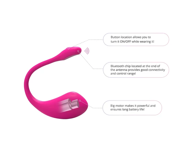 LOVENSE Lush 2 - okos vibrotojás (pink)
