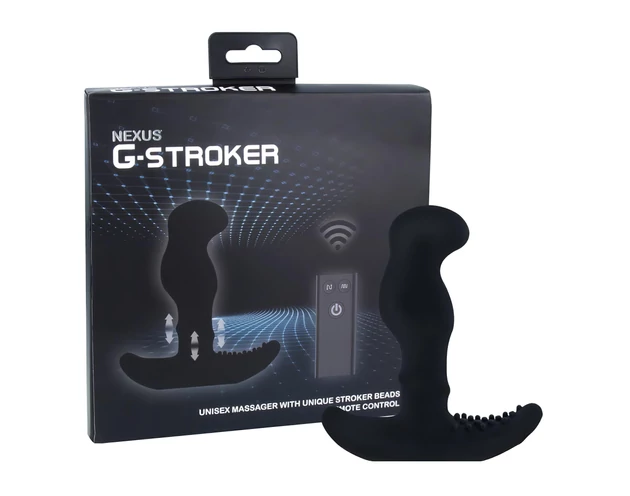 Nexus G-stroker - távirányítós prosztata vibrátor (fekete)
