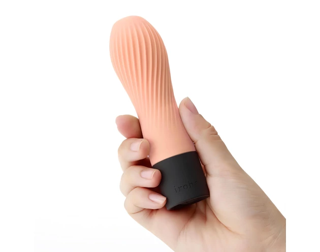 TENGA Iroha Zen - Hanacha szuper puha szilikon vibrátor (barack)