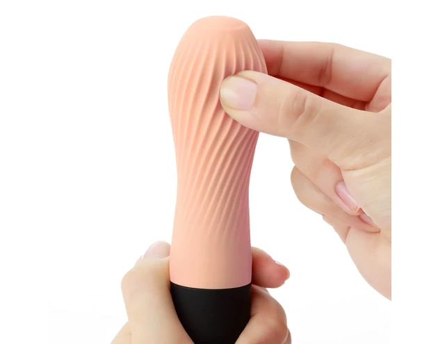 TENGA Iroha Zen - Hanacha szuper puha szilikon vibrátor (barack)