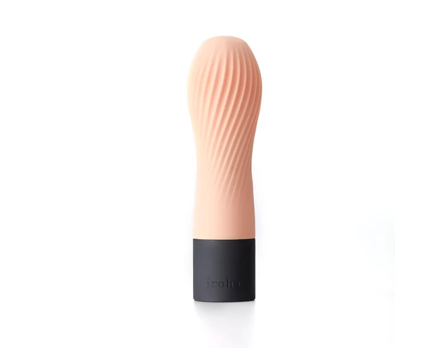 TENGA Iroha Zen - Hanacha szuper puha szilikon vibrátor (barack)