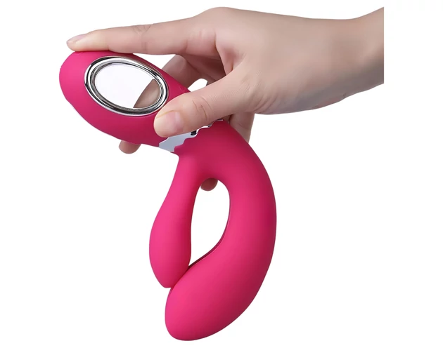 Nomi Tang - akkus, csiklókaros G-pont vibrátor (pink)