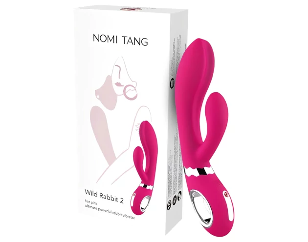 Nomi Tang - akkus, csiklókaros G-pont vibrátor (pink)