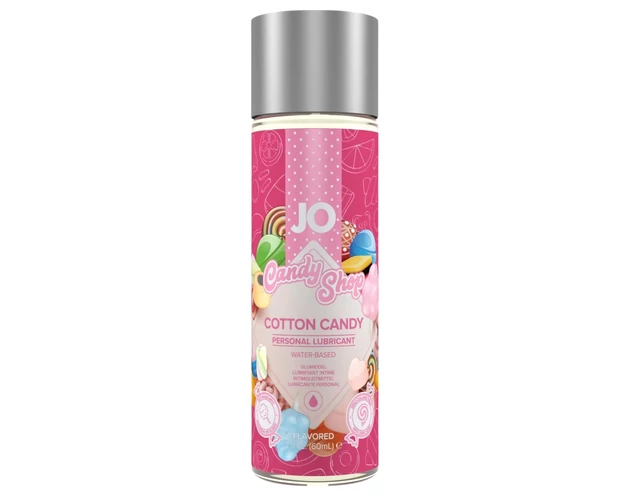 JO Candy Shop Cotton Candy - vízbázisú síkosító - vattacukor (60ml)