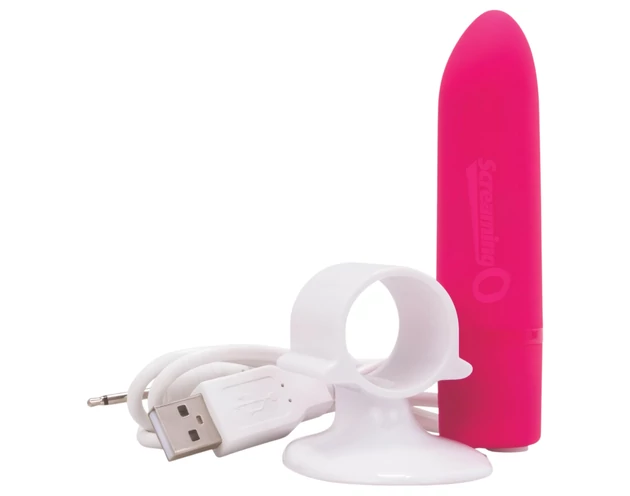 Screaming O Positive - akkus szuper erős rúdvibrátor (pink)