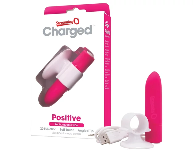 Screaming O Positive - akkus szuper erős rúdvibrátor (pink)