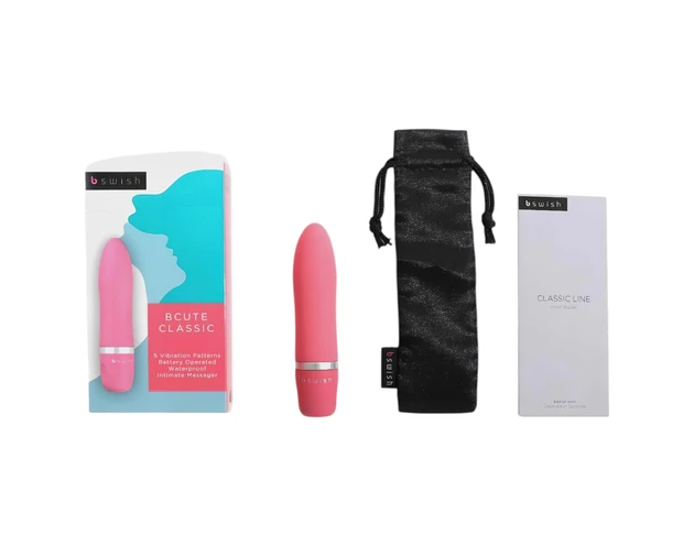 B SWISH Bcute Classic - vízálló rúzs vibrátor (pink)