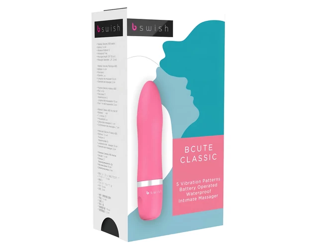 B SWISH Bcute Classic - vízálló rúzs vibrátor (pink)
