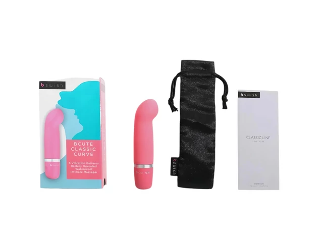 B SWISH Curve - vízálló mini G-pont vibrátor (pink)