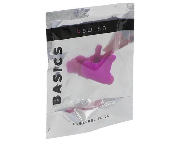 B SWISH Basics - szilikon ujjvibrátor (lila)
